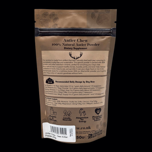 Top Tier Deer Antler Powder – Natural supplement for strong bones, joints, and overall wellness. 100% pure, high-protein, and eco-friendly.