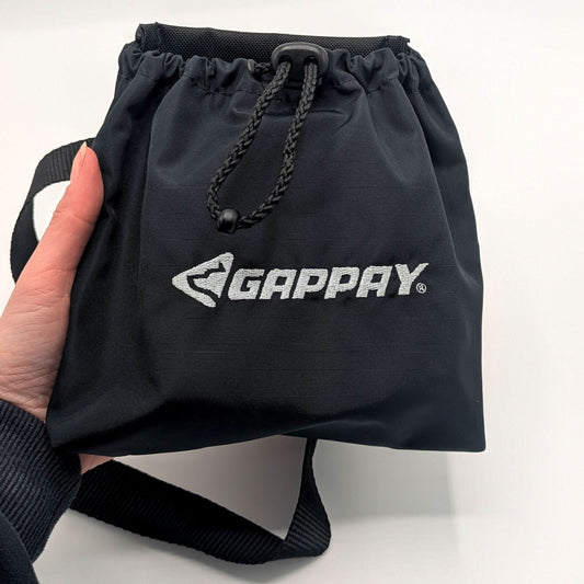 Gappay Shoulder Food Bag – Waterproof, adjustable shoulder bag with drawstring closure for quick access to treats during dog training.