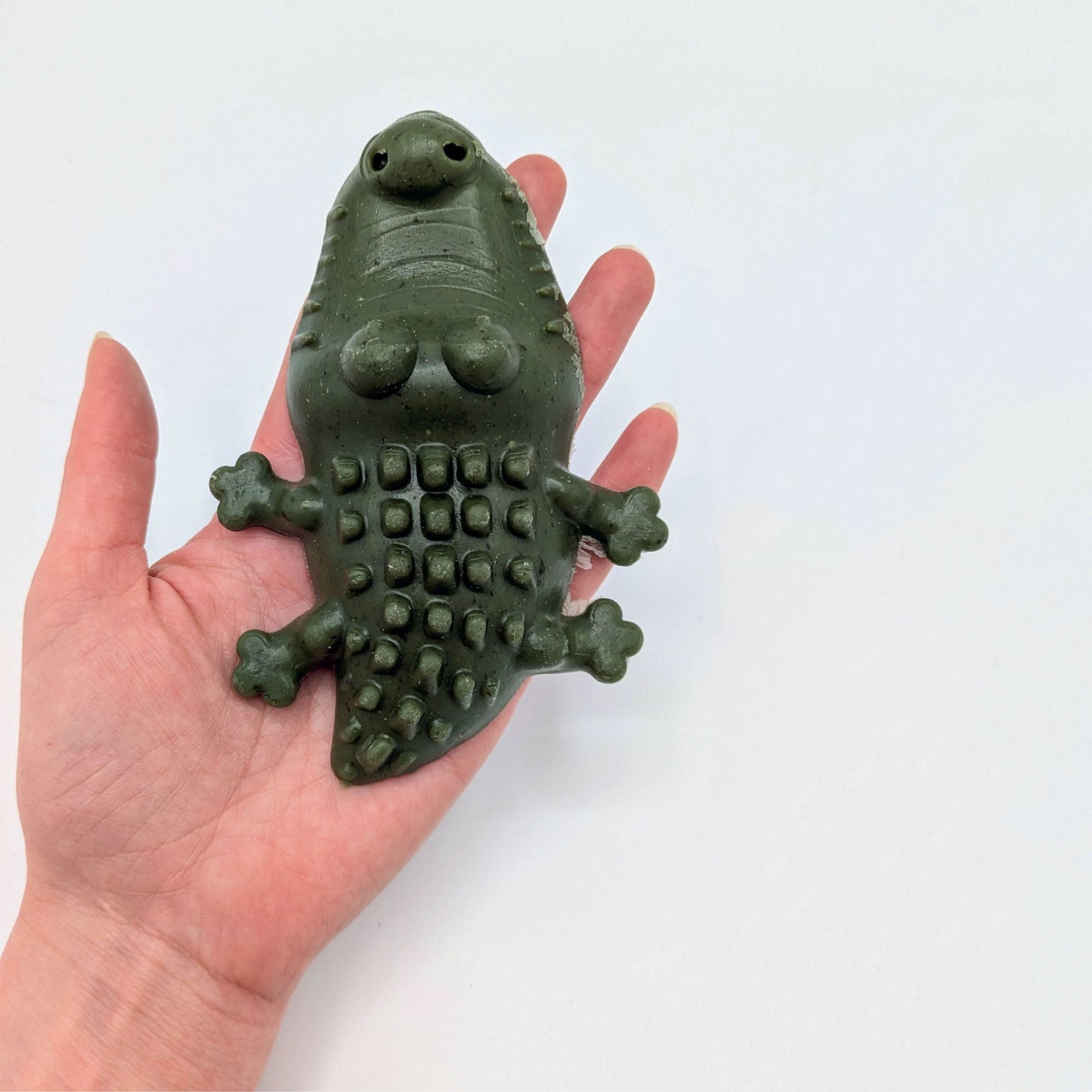 Maks Patch Croc Bites – Plant-based, hypoallergenic dental chews with natural breath fresheners. Grain-free, rawhide-free, and low-fat.