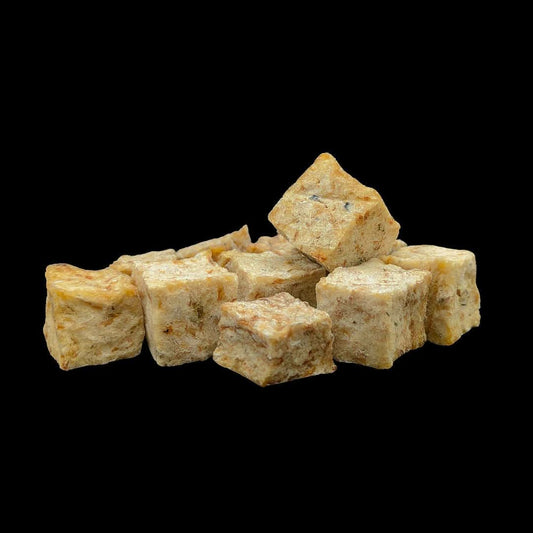 Top Tier White Fish Cubes – High-protein, Omega-3-rich training treats made from 100% natural whitefish, perfect for dogs of all ages.